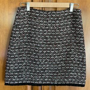 ANN TAYLOR LOFT TWEED MINI SKIRT SIZE 4P EXCELLENT CONDITION!